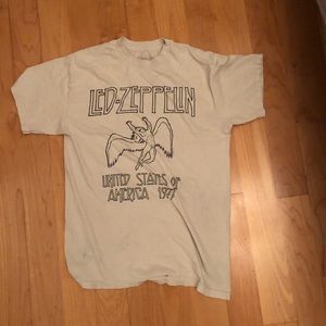 Brandy Melville graphic Led Zeppelin shirt